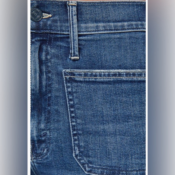 NWT $268 MOTHER The Insider Sneak High Waist Bootcut Jeans in Caving In-size 31 - Picture 5 of 5